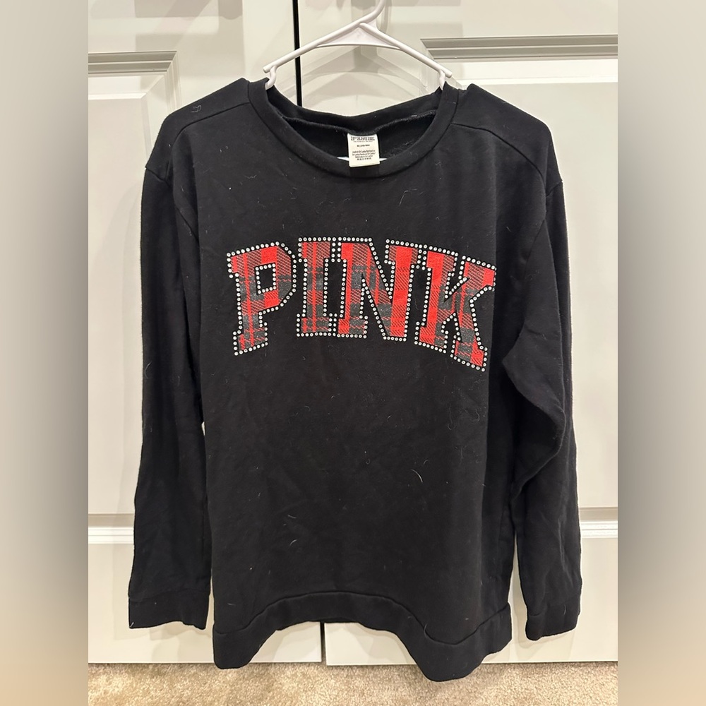 PINK Victoria's Secret Black Sweatshirt